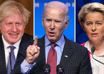 Joe Biden, Boris Johnson, EU, The UK, European Union