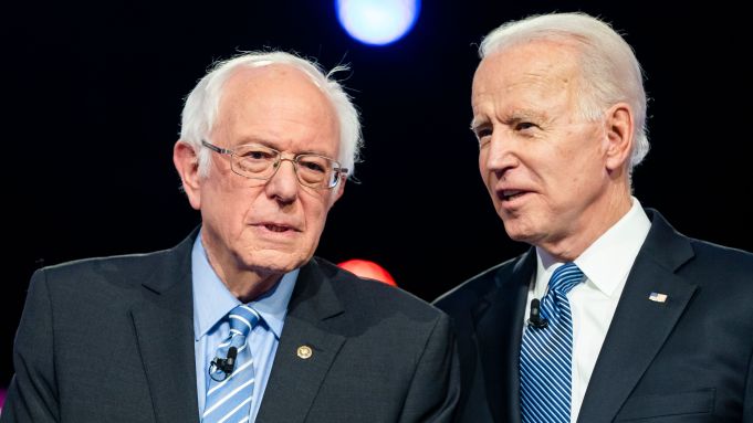 Joe Biden , Bernie Sanders