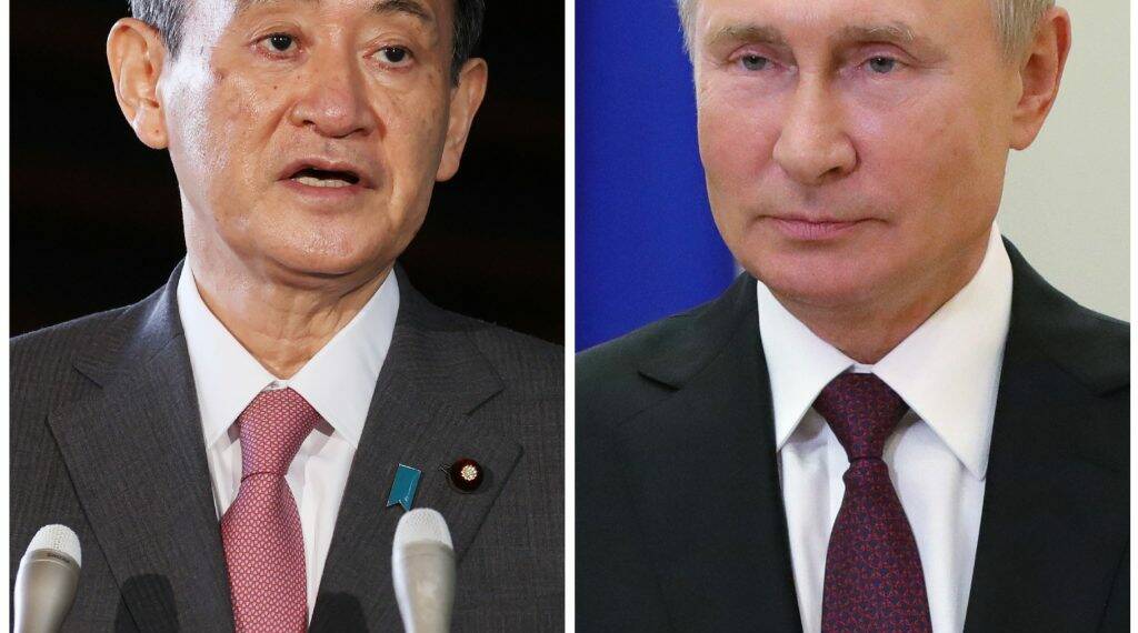 Russia, Japan, Suga, Putin