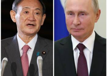 Russia, Japan, Suga, Putin