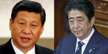 shinzo abe xi jinping china taiwan