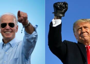 Joe Biden, Donald Trump, Democrat Biden, Republican Trump