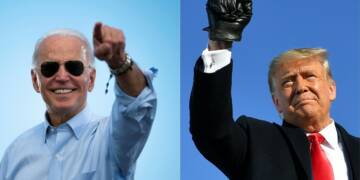 Joe Biden, Donald Trump, Democrat Biden, Republican Trump