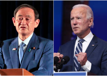 Senkaku islands, Japan, Joe Biden, Suga,