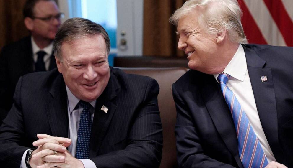 Mike Pompeo, Doald Trump, USA< Republicans, Democrats