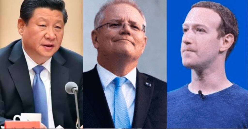 Australia, China, facebook