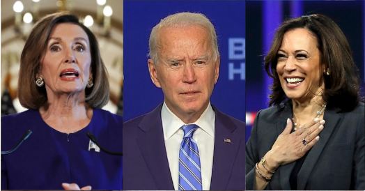 Biden, Kamala Harris, Nancy Pelosi