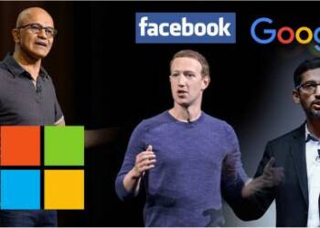 microsoft facebook google