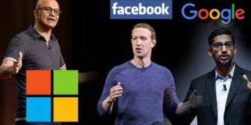 microsoft facebook google