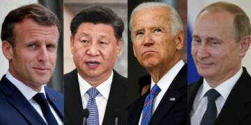 Biden, China, Macron