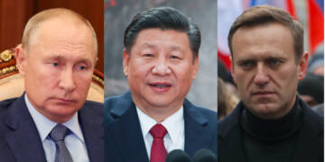 Putin, Navalny, Russia, China