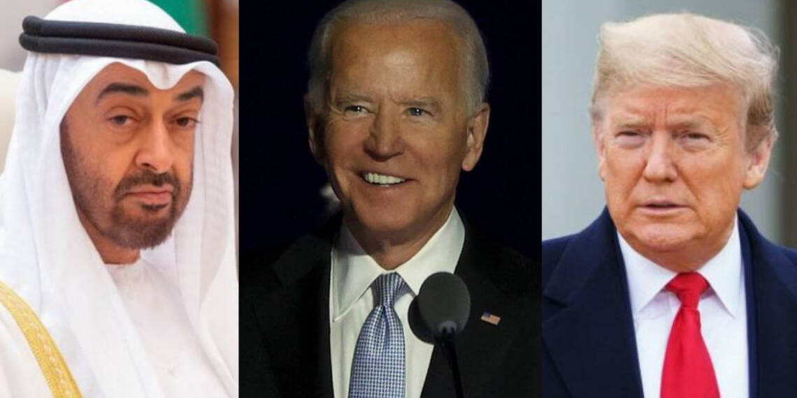 UAE, Biden, Trump