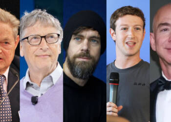 Gates, Dorsey, Bezos, Zuckerberg, USA, Soros, Dorsey