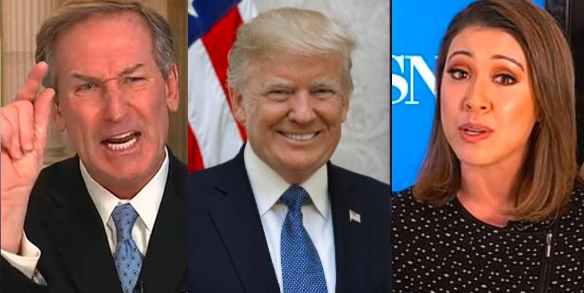 Trump, liberal media, democrats