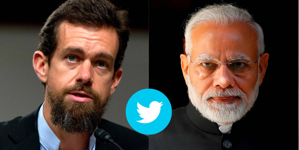 Twitter, Modi