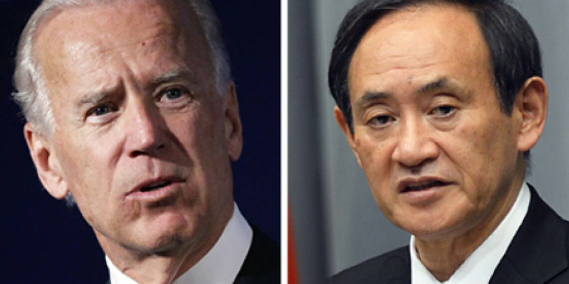 Joe Biden, Japan, Suga