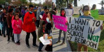 San Diego Schools, migrant children