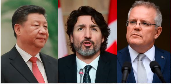 Trudeau, Canada, Australia, China
