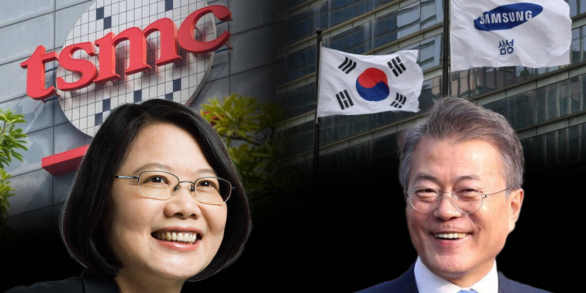 Samsung, South Korea, TSMC, Taiwan