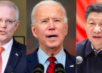 Australia, China, Joe Biden, Xi Jinping, Scott Morrison