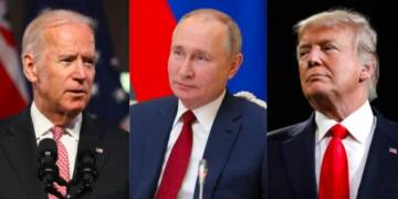 Biden, Trump, Russia