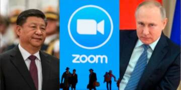 China, Russia, Zoom