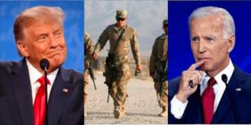Joe Biden , Donald Trump, American troops in Afghanistan