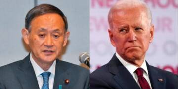 Joe Biden, Yoshihide Suga, Japan