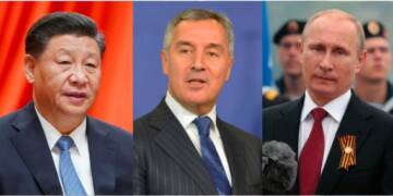 Montenegro, Russia, China