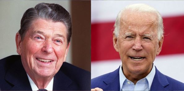 Ronald Reagan, Joe Biden, California, Texas