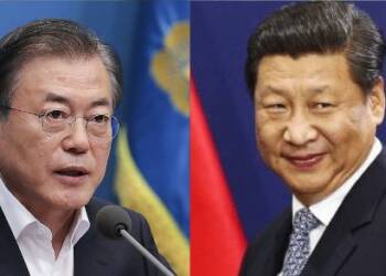 South Korean President Moon Jae-In, China
