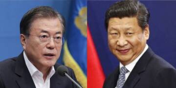 South Korean President Moon Jae-In, China