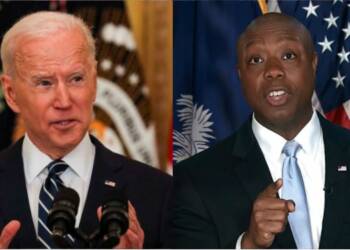 Black, Republican and Proud. Tim Scott rips into Biden for his idiotic speech. Democrats respond with racist attacks
