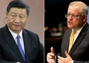 Scott Morrison, Xi Jinping, Australia, China