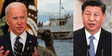 China, US, fishing militia