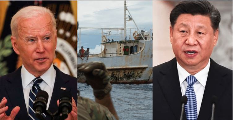 China, US, fishing militia