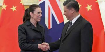 Jacinda Ardern, New Zealand, China