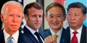 Joe Biden, China, Japan, France