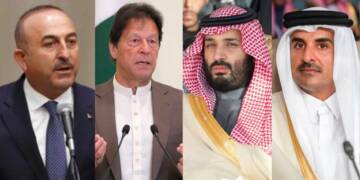 Saudi Arabia, Qatar, Pakistan, Turkey, Muslim world