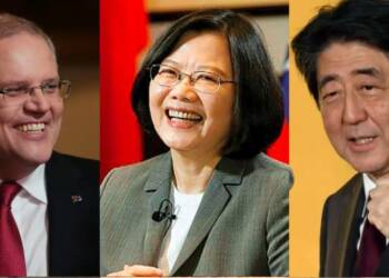 China, Taiwan, Shizo Abe, Japan, Australia, Tsai Ing-Wen, Australia, Scott Morrison