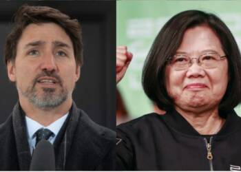 Tsai Ing-wen, Justin Trudeau, Canada, Taiwan, China