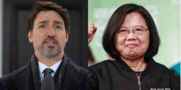 Tsai Ing-wen, Justin Trudeau, Canada, Taiwan, China