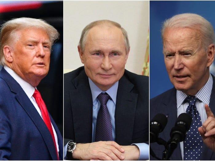 Donald Trump, China, Russia, Joe Biden, Vladimir Putin, Exhaustive Reads,