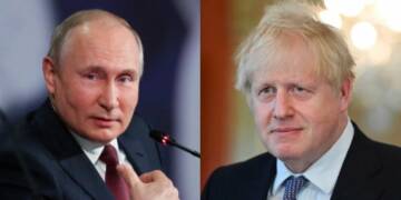 Boris Johnson, Putin, Russia, China