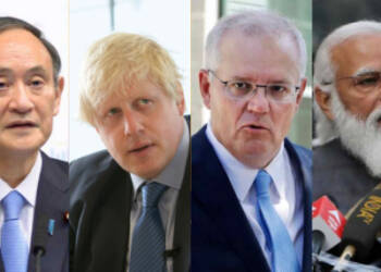 Boris Johnson, Scott Morrison, China, Quad, Japan, Yoshihide Suga, India, PM Modi, Exhaustive Reads,
