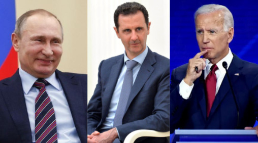 Joe Biden, Vladimir Putin, Syria, Bashar al-Assad