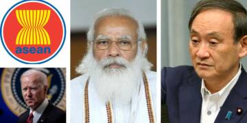 ASEAN, China, Japan, India,