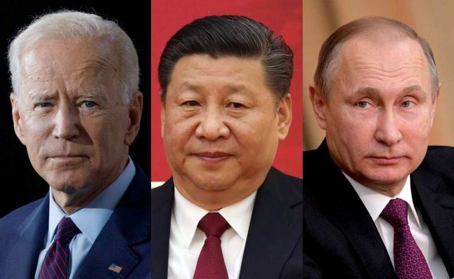 Biden, Putin, China