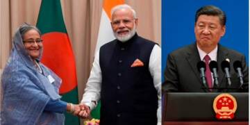 India, Bangladesh, China