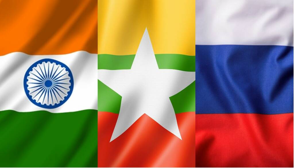 Russia, India, Myanmar, China,
